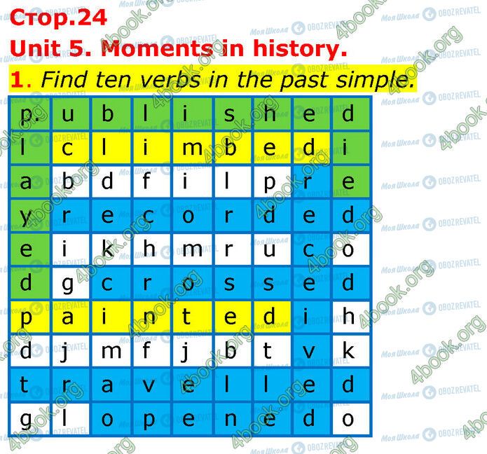 ГДЗ Английский язык 6 класс страница Стр.24 (1)