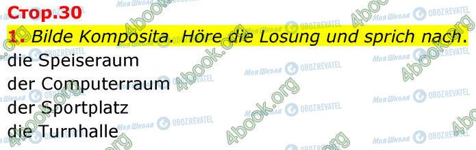 ГДЗ Немецкий язык 6 класс страница Стр.30 (1)