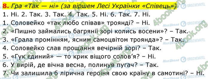 ГДЗ Українська література 6 клас сторінка Стр.48 (8)