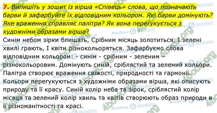 ГДЗ Українська література 6 клас сторінка Стр.48 (7)