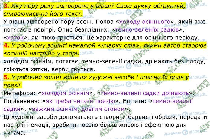 ГДЗ Українська література 6 клас сторінка Стр.35 (3-5)