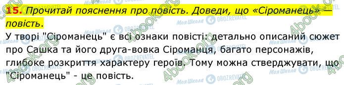 ГДЗ Українська література 6 клас сторінка Стр.73 (15)