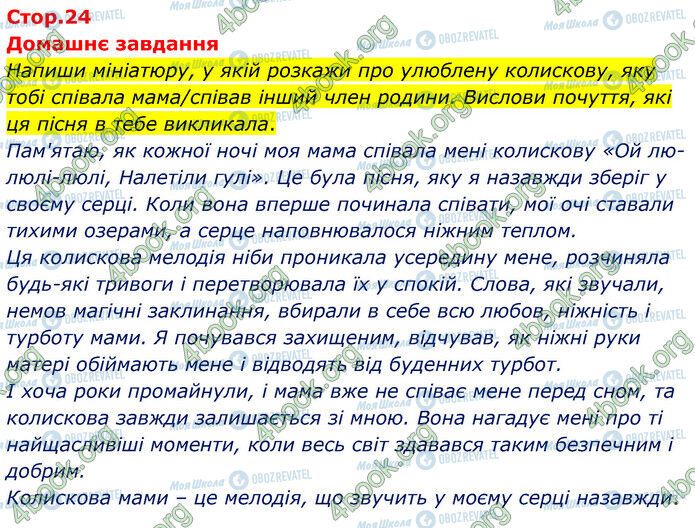 ГДЗ Українська література 6 клас сторінка Стр.24 (ДЗ)