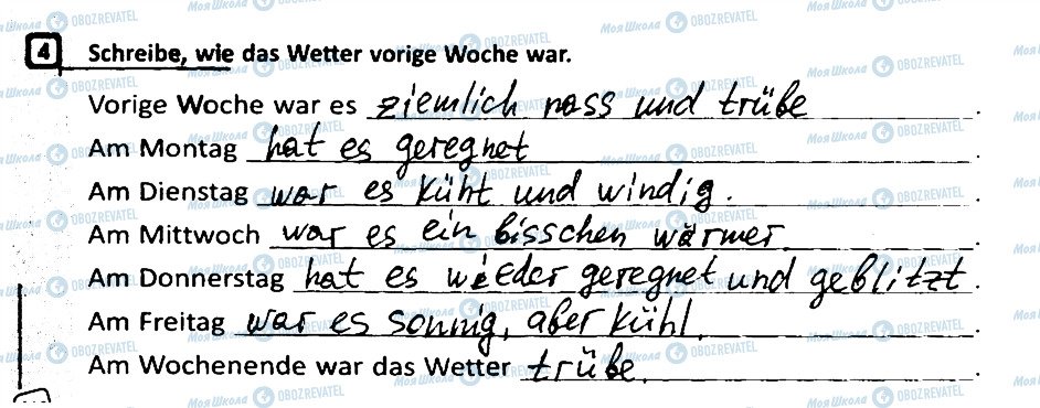 ГДЗ Німецька мова 5 клас сторінка 4