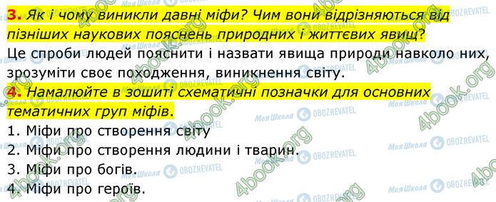 ГДЗ Зарубежная литература 6 класс страница Стр.47 (3-4)