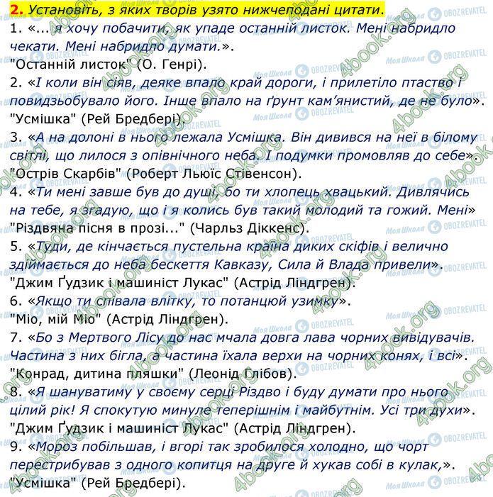 ГДЗ Зарубежная литература 6 класс страница Стр.245 (2)