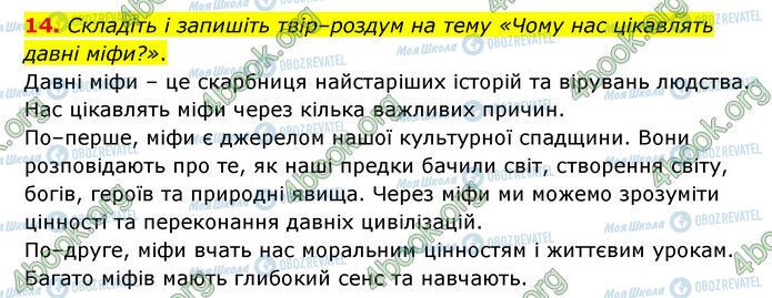 ГДЗ Зарубіжна література 6 клас сторінка Стр.75 (14)