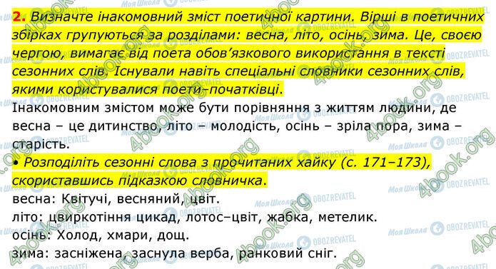 ГДЗ Зарубіжна література 6 клас сторінка Стр.173 (2)