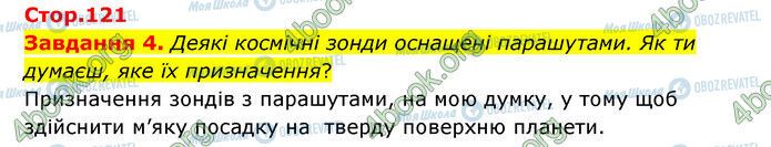 ГДЗ Природознавство 6 клас сторінка Стр.121 (4)