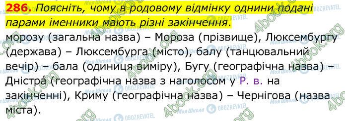 ГДЗ Українська мова 6 клас сторінка 286