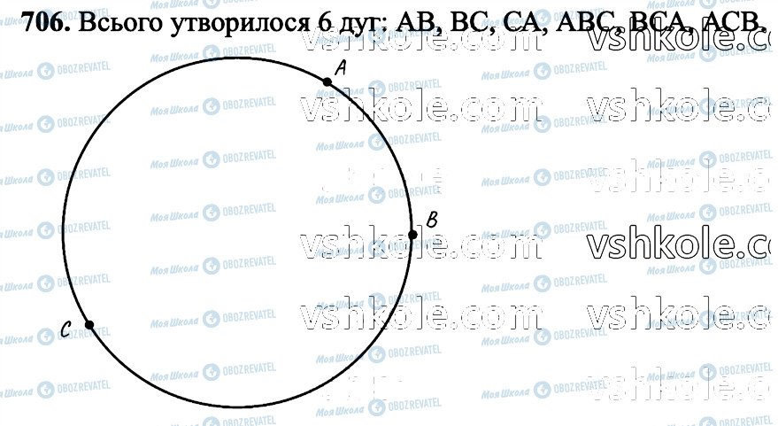 ГДЗ Математика 6 клас сторінка 706