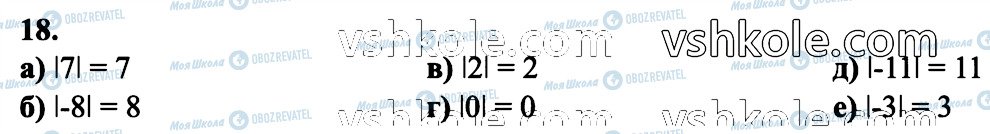ГДЗ Математика 6 класс страница 18