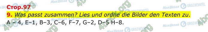 ГДЗ Немецкий язык 6 класс страница Стр.97 (9)