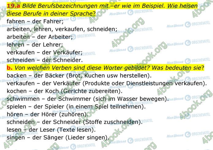 ГДЗ Немецкий язык 6 класс страница Стр.34 (19a-b)