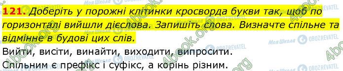 ГДЗ Українська мова 7 клас сторінка 121