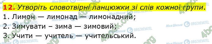 ГДЗ Українська мова 7 клас сторінка 12