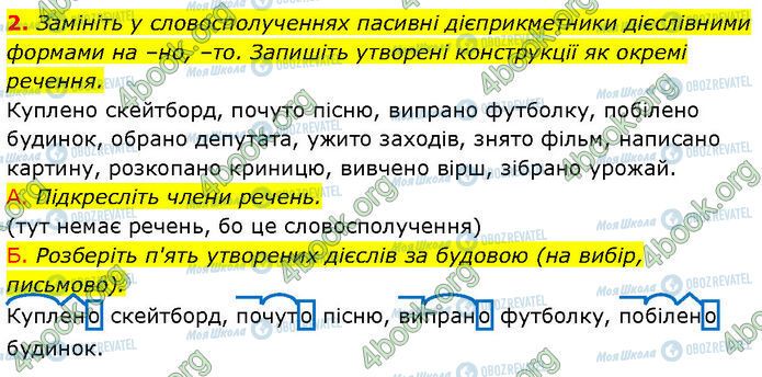 ГДЗ Українська мова 7 клас сторінка §.51 (2)