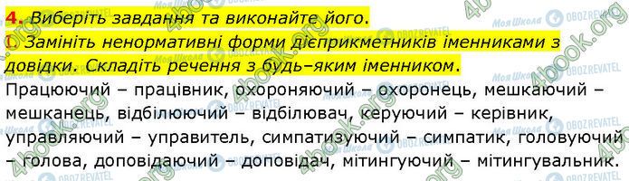 ГДЗ Українська мова 7 клас сторінка §.20 (4)