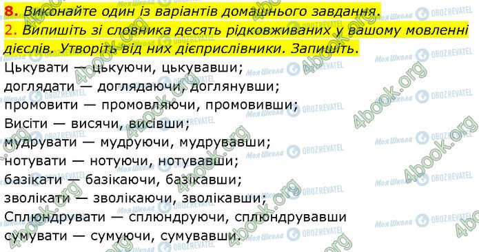 ГДЗ Українська мова 7 клас сторінка §.24 (8)