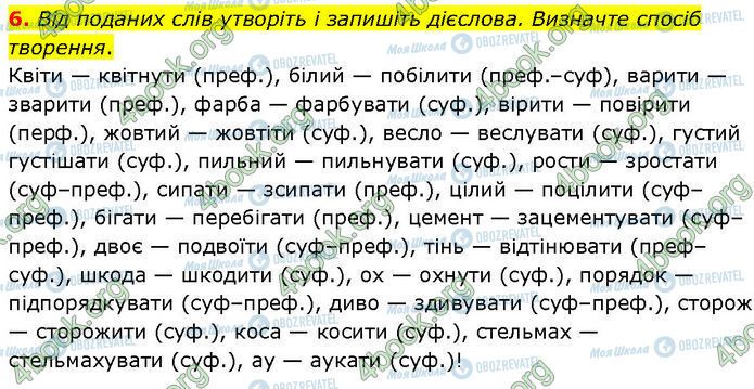 ГДЗ Українська мова 7 клас сторінка §.14 (6)