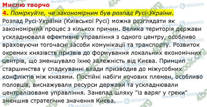 ГДЗ История Украины 7 класс страница Стр.97 (4)