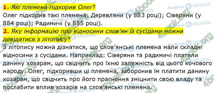 ГДЗ История Украины 7 класс страница Стр.29-(1-2)