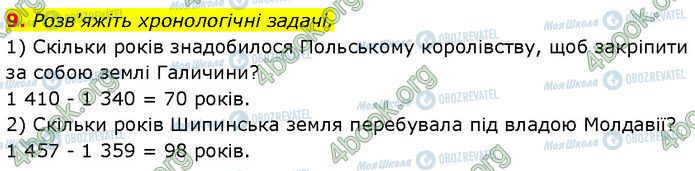 ГДЗ История Украины 7 класс страница §.19 (9)