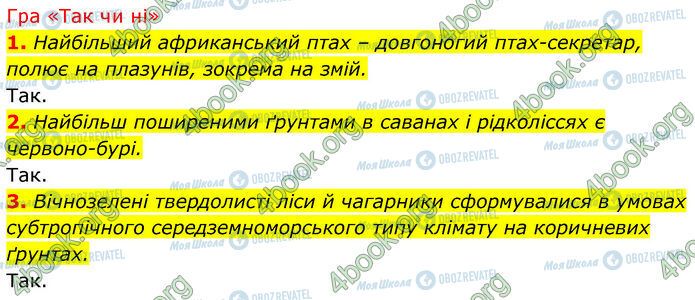 ГДЗ Географія 7 клас сторінка Стр.91 (7)