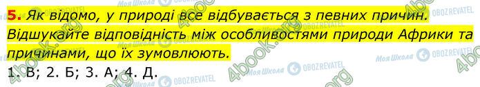 ГДЗ Географія 7 клас сторінка Стр.87 (5)