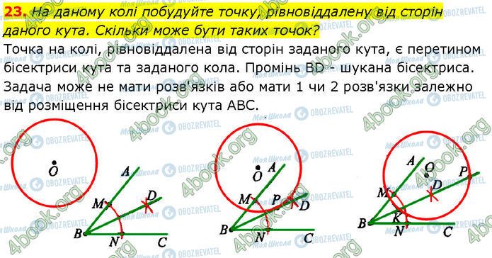 ГДЗ Геометрія 7 клас сторінка 23