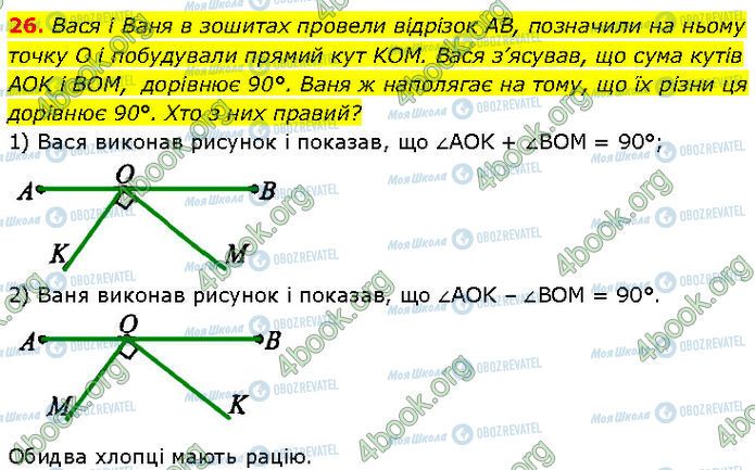 ГДЗ Геометрія 7 клас сторінка 26