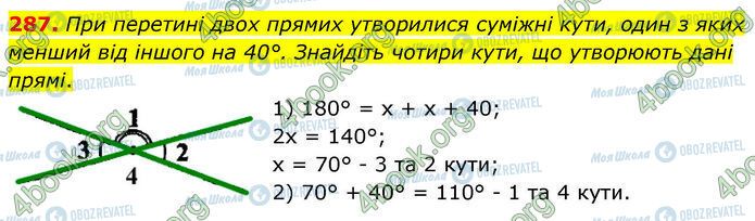 ГДЗ Геометрия 7 класс страница 287