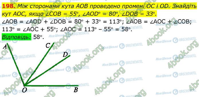 ГДЗ Геометрія 7 клас сторінка 198