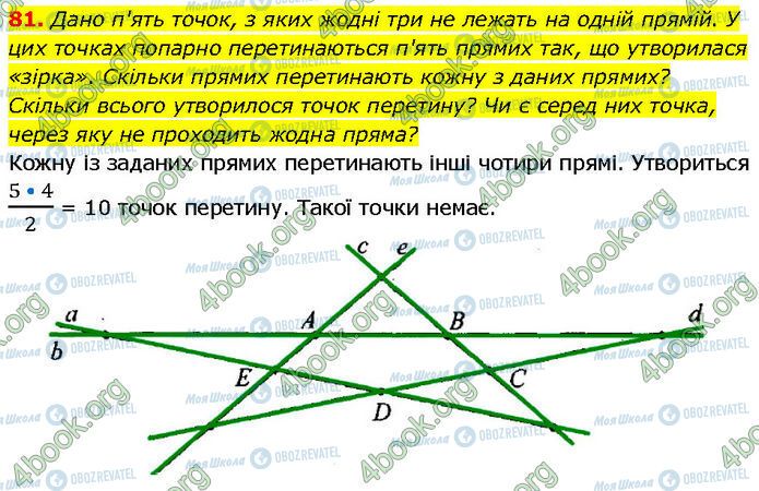 ГДЗ Геометрія 7 клас сторінка 81