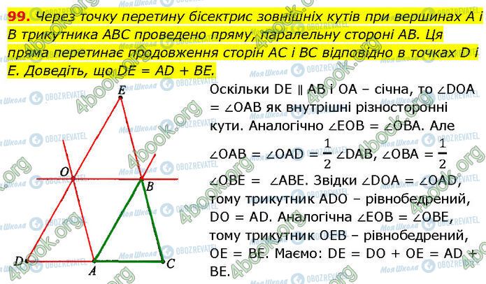 ГДЗ Геометрія 7 клас сторінка 99