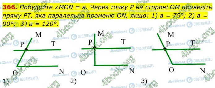 ГДЗ Геометрія 7 клас сторінка 366