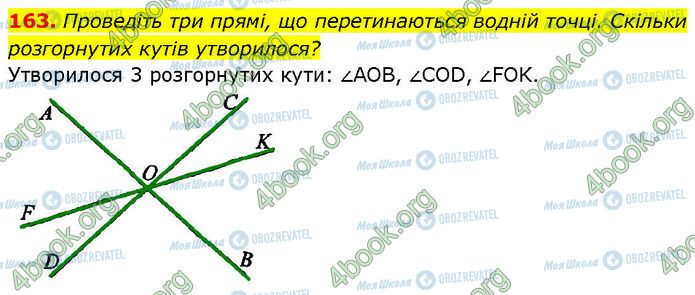 ГДЗ Геометрія 7 клас сторінка 163