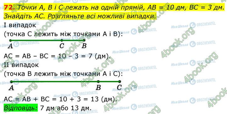 ГДЗ Геометрия 7 класс страница 72