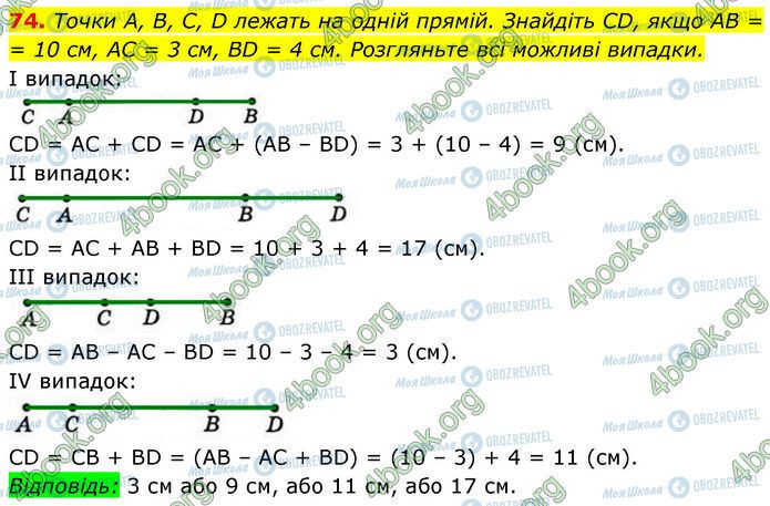 ГДЗ Геометрия 7 класс страница 74