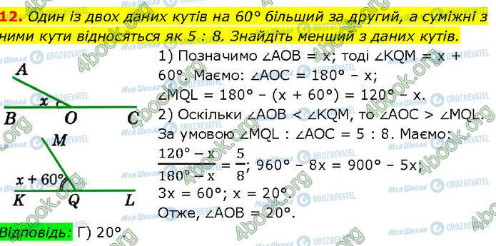 ГДЗ Геометрія 7 клас сторінка Ср.2 (12)