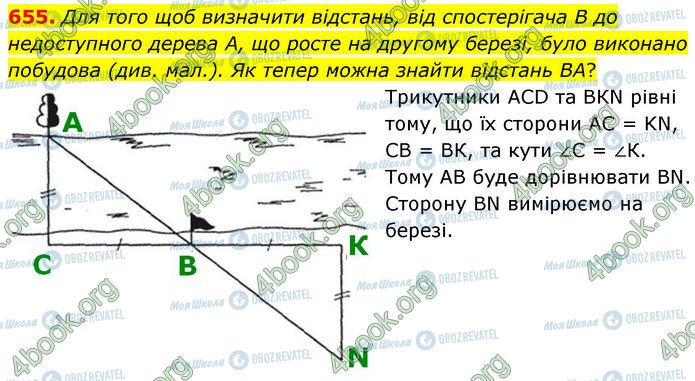 ГДЗ Геометрія 7 клас сторінка 655