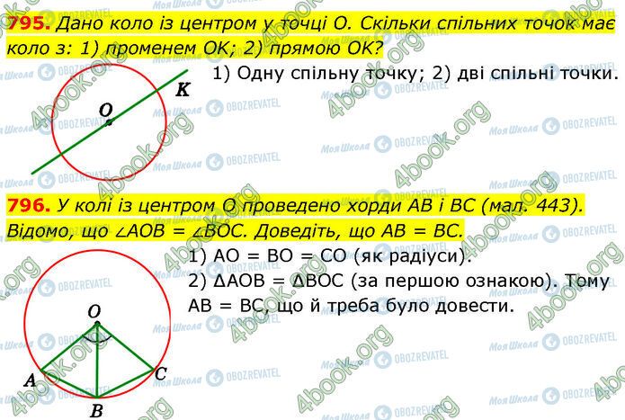 ГДЗ Геометрия 7 класс страница 795-796