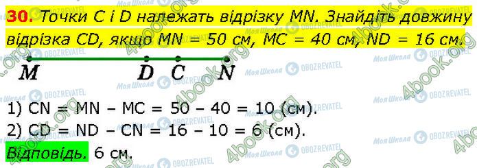 ГДЗ Геометрія 7 клас сторінка 30