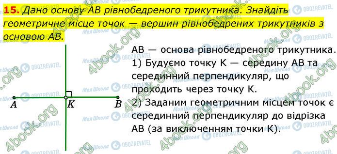 ГДЗ Геометрія 7 клас сторінка 15