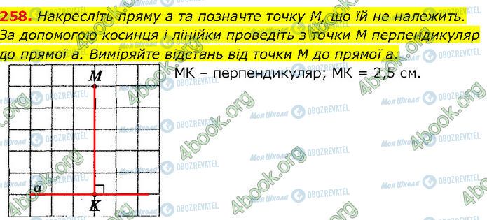 ГДЗ Геометрія 7 клас сторінка 258