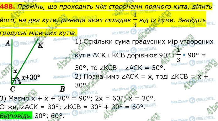 ГДЗ Геометрия 7 класс страница 488