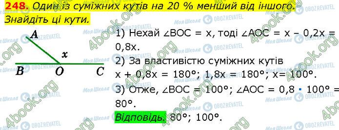 ГДЗ Геометрія 7 клас сторінка 248