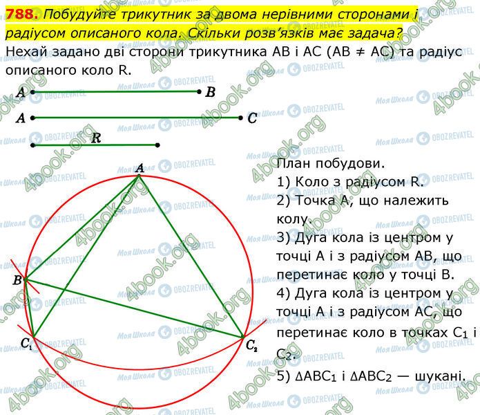 ГДЗ Геометрія 7 клас сторінка 788