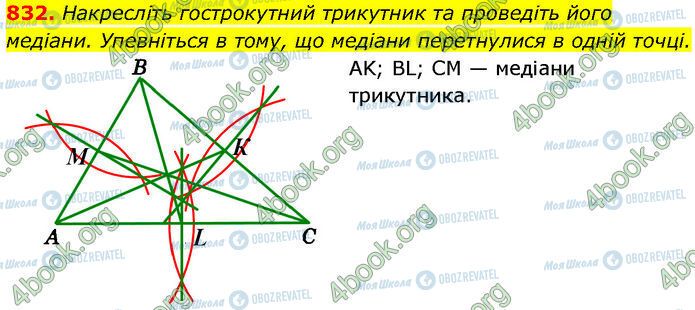 ГДЗ Геометрия 7 класс страница 832