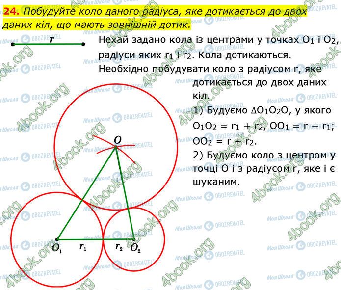 ГДЗ Геометрія 7 клас сторінка 24